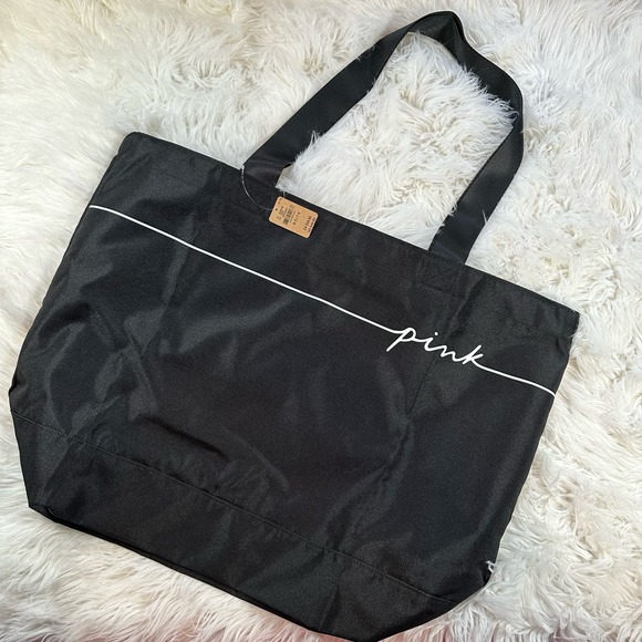 PINK Victoria's Secret Handbags - 🤍👽 [ VS PINK ] Canvas Tote Bag